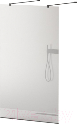 Душевая стенка Cezares LIBERTA-L-2-80-120-C-NERO - фото