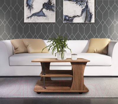 Журнальный столик Артём-Мебель Либерти СН 119.01-02 (дуб крафт табачный)