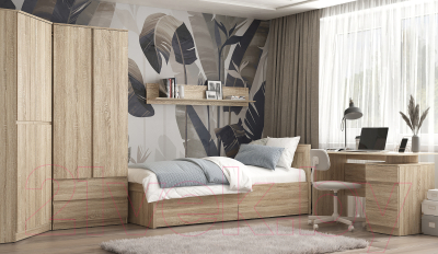 Письменный стол Евва Турин ТР-1D1S/S (дуб сонома)