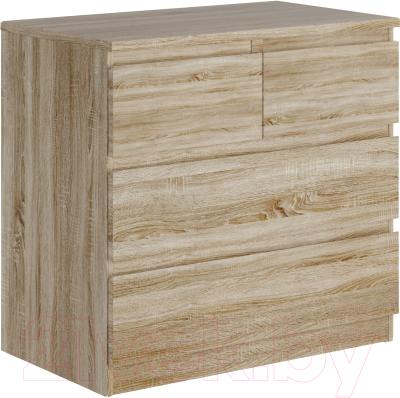Комод Mio Tesoro Мальта 4 ящика 80x76 2.05.02.050.3 (дуб сонома) - фото