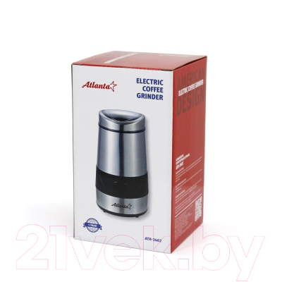 Кофемолка Atlanta ATH-3402 (серебристый)