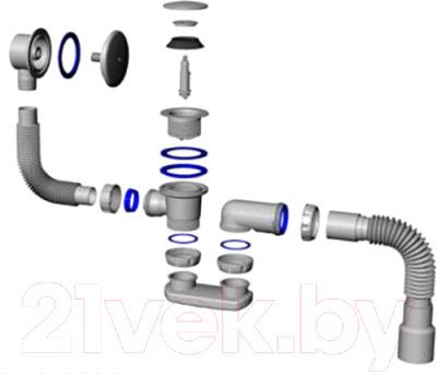 Сифон Salini 23101H