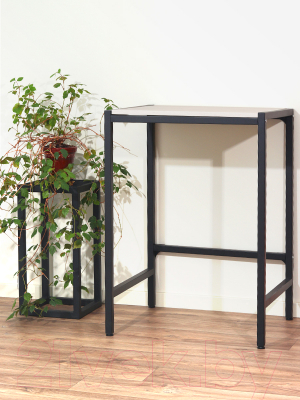 Стеллаж Millwood Венеция 3 70x60x96 (дуб белый Craft/металл черный)