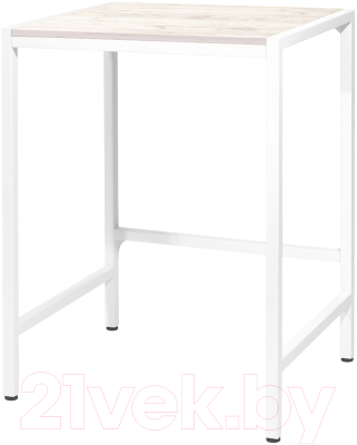 Стеллаж Millwood Венеция 3 70x60x96 (дуб белый Craft/металл белый) - фото