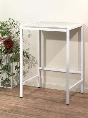 Стеллаж Millwood Венеция 3 70x60x96 (дуб белый Craft/металл белый)