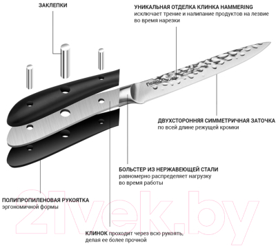 Нож Fissman Hattori 2532