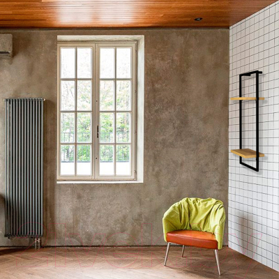 Полка Millwood Навесная каркасная 30x15x70 (дуб золотой Craft/металл черный)