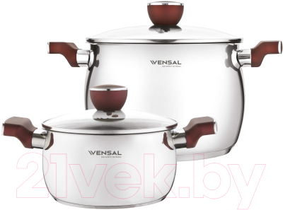 Набор кастрюль Vensal Joli / VS1549 - фото