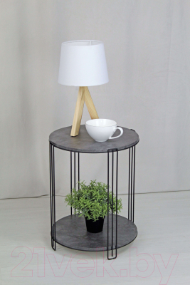 Журнальный столик Sheffilton SHT-CT33 (черный муар/мокрый асфальт)