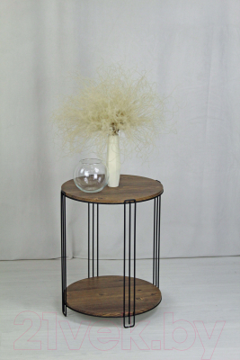 Журнальный столик Sheffilton SHT-CT33 (черный муар/черный муар/светлый орех)