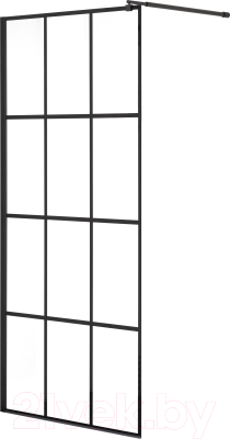 Душевая стенка Niagara NG-685-10 100x195 (черный) - фото