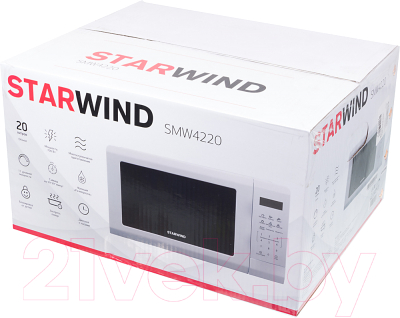 Микроволновая печь StarWind SMW4220 (белый)