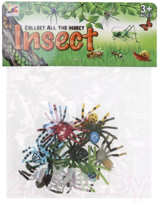 Набор фигурок игровых Наша игрушка Набор пауков / 200858185