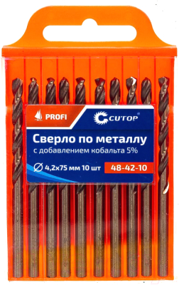 Набор сверл Cutop 48-42-10 - фото