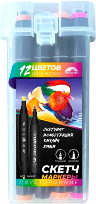 Набор маркеров Феникс+ Уточка-Мандаринка / 62461 - фото