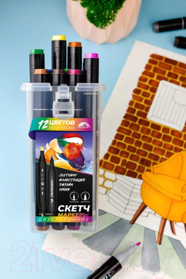 Набор маркеров Феникс+ Уточка-Мандаринка / 62461