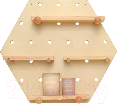 Полка Bergenson Bjorn Shely / TL-BB-SFHG-NT-50 (светлое дерево)