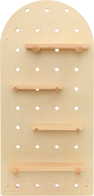 Полка Bergenson Bjorn Shely / TL-BB-SFRC-NT-38-80 (светлое дерево) - фото