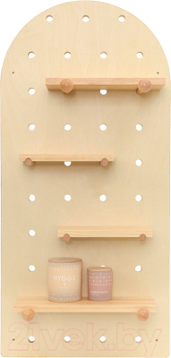 Полка Bergenson Bjorn Shely / TL-BB-SFRC-NT-38-80 (светлое дерево)