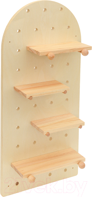 Полка Bergenson Bjorn Shely / TL-BB-SFRC-NT-38-80 (светлое дерево)