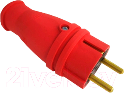 Вилка штепсельная Элект В 16-001 7820 - фото