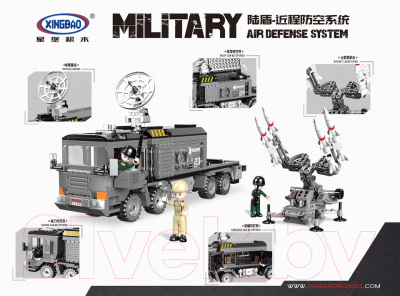 Конструктор XingBao Military Система ПВО / XB-50023