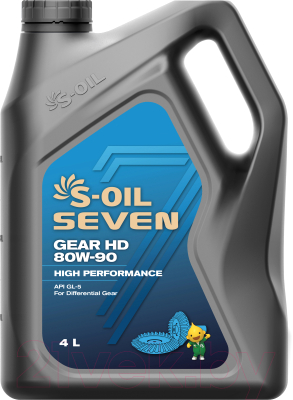 Трансмиссионное масло S-Oil Seven Gear HD 80W90 / E107804 - фото
