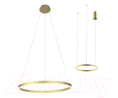 Потолочный светильник Kinklight Тор 08214.32P(3000K) (матовое золото)