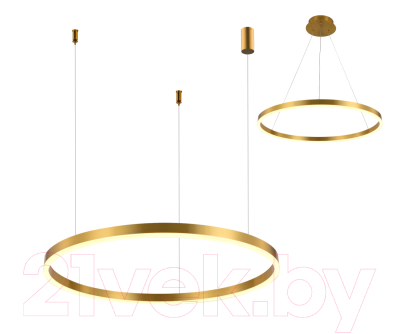 Потолочный светильник Kinklight Тор 08214.36A(3000K) (латунь)