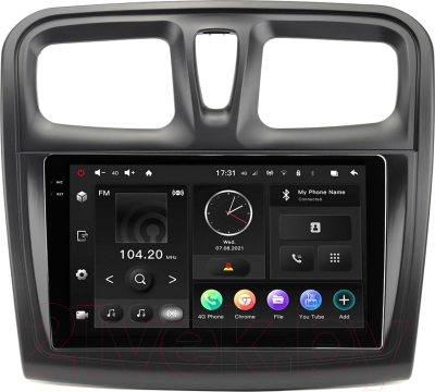 Бездисковая автомагнитола Incar TMX2-1410-3 - фото