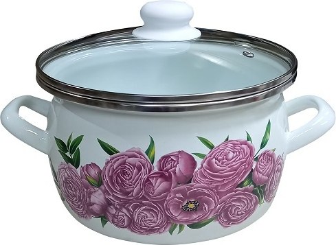 Кастрюля Сантэкс Пионы 1-2430112 - фото