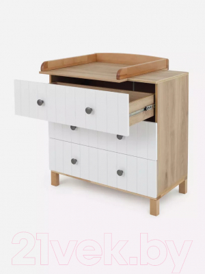 Комод пеленальный Rant Bamboo / 108 (Cloud White)