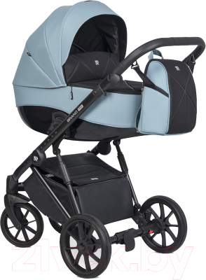 Детская универсальная коляска Riko Brano Pro 3 в 1 (02/Сrystal Blue) - фото