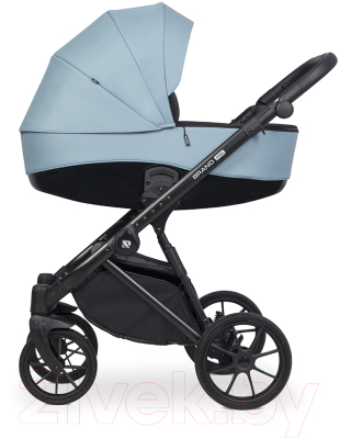 Детская универсальная коляска Riko Brano Pro 3 в 1 (02/Сrystal Blue)
