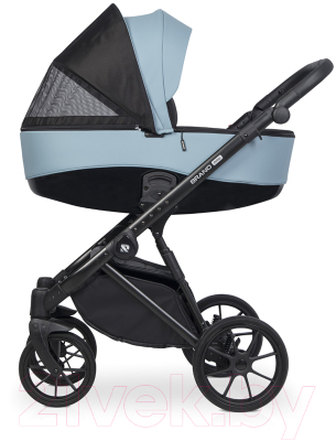 Детская универсальная коляска Riko Brano Pro 3 в 1 (02/Сrystal Blue)