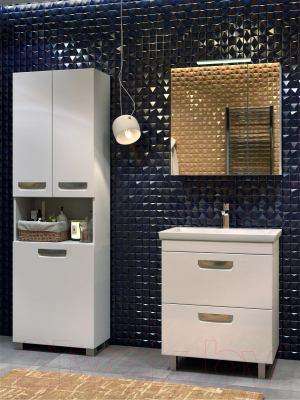 Шкаф с зеркалом для ванной Vigo Plaza 800