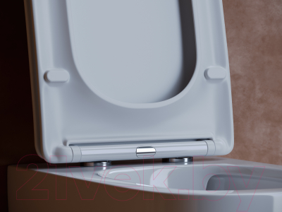 Унитаз подвесной Ceramica Nova Noel Rimless CN3013 (с крепежом и сиденьем)