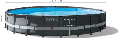 Каркасный бассейн Intex Ultra Frame / 26334NP