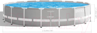 Каркасный бассейн Intex Prism Frame / 26732NP