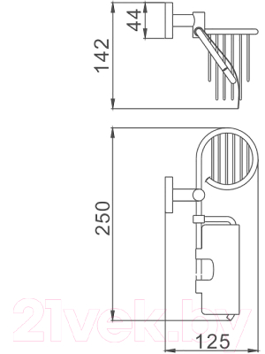 Держатель для туалетной бумаги Haiba HB8603-1