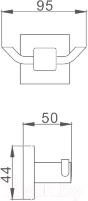 Крючок для ванной Haiba HB8605-2
