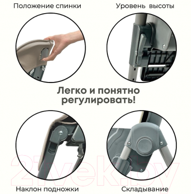 Стульчик для кормления Bubago Amelia / BG 103-1