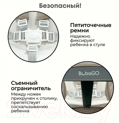 Стульчик для кормления Bubago Amelia / BG 103-1