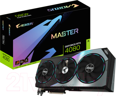 Видеокарта Gigabyte RTX4080 16GB (GV-N4080AORUS M-16GD)