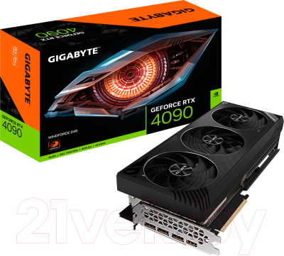 Видеокарта Gigabyte RTX4090 24GB (GV-N4090WF3-24GD)