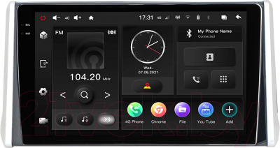 Бездисковая автомагнитола Incar TMX2-2204-3 - фото