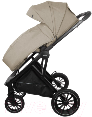 Детская универсальная коляска INDIGO Desire 2 в 1 (бежевый)
