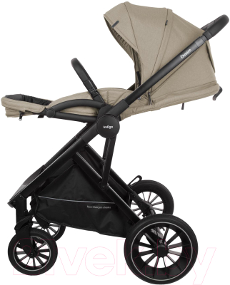 Детская универсальная коляска INDIGO Desire 2 в 1 (бежевый)