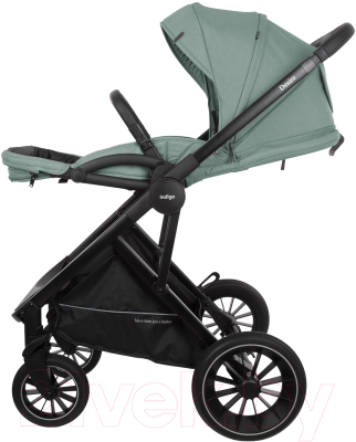 Детская универсальная коляска INDIGO Desire 2 в 1 (зеленый)