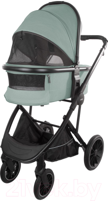 Детская универсальная коляска INDIGO Desire 2 в 1 (зеленый)